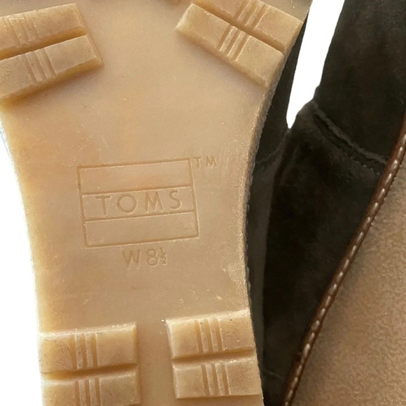 Toms Women's Shoes Desert Wedge Suede - Picture 6 of 6